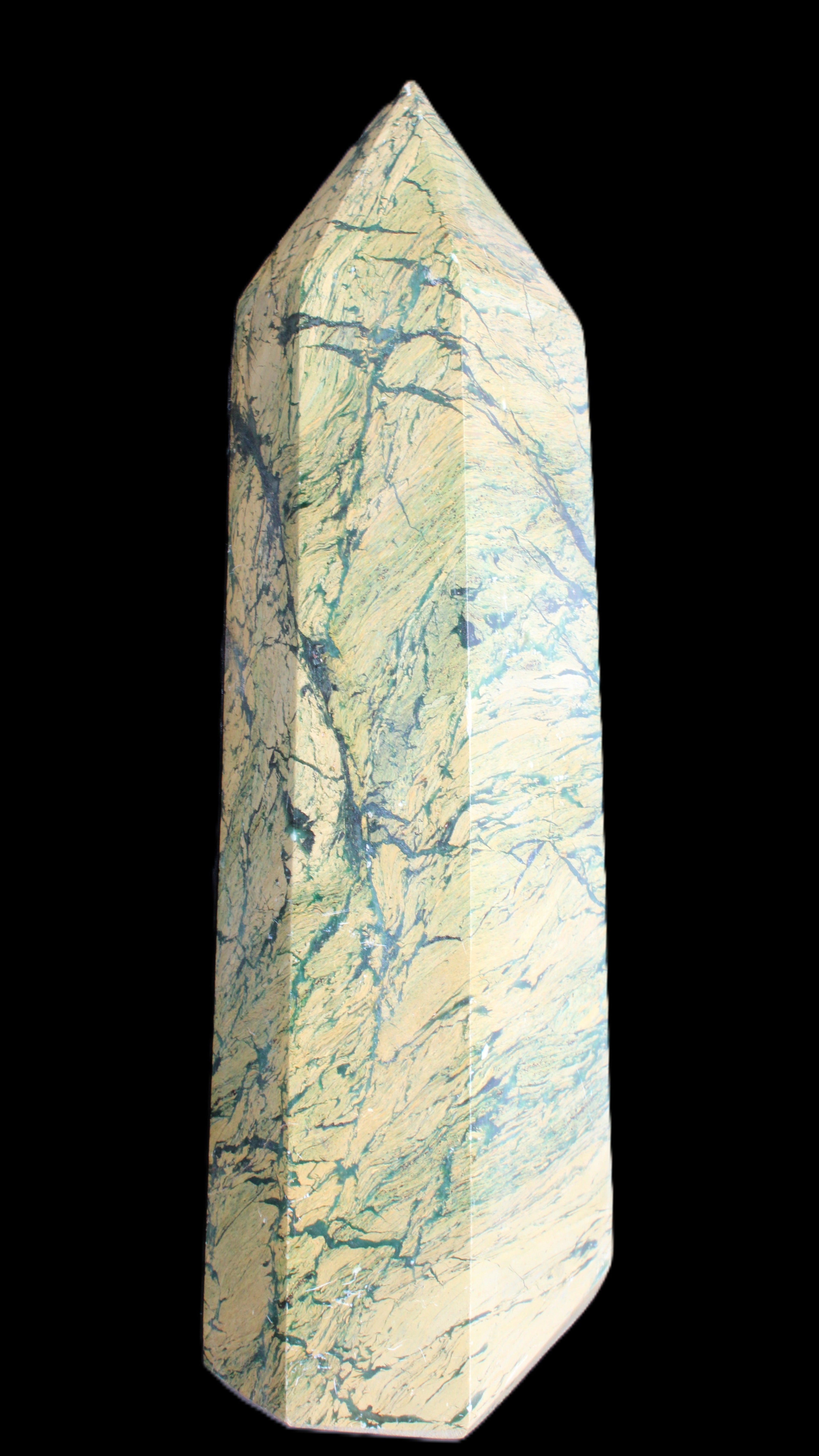 Phoenix Stone obelisk 1864g in sunlight - Rocks and Things Store