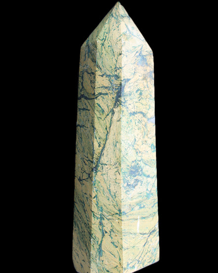 Phoenix Stone obelisk 1864g in sunlight - Rocks and Things Store