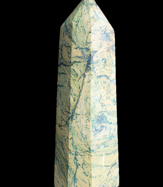 Phoenix Stone obelisk 1864g in sunlight - Rocks and Things Store