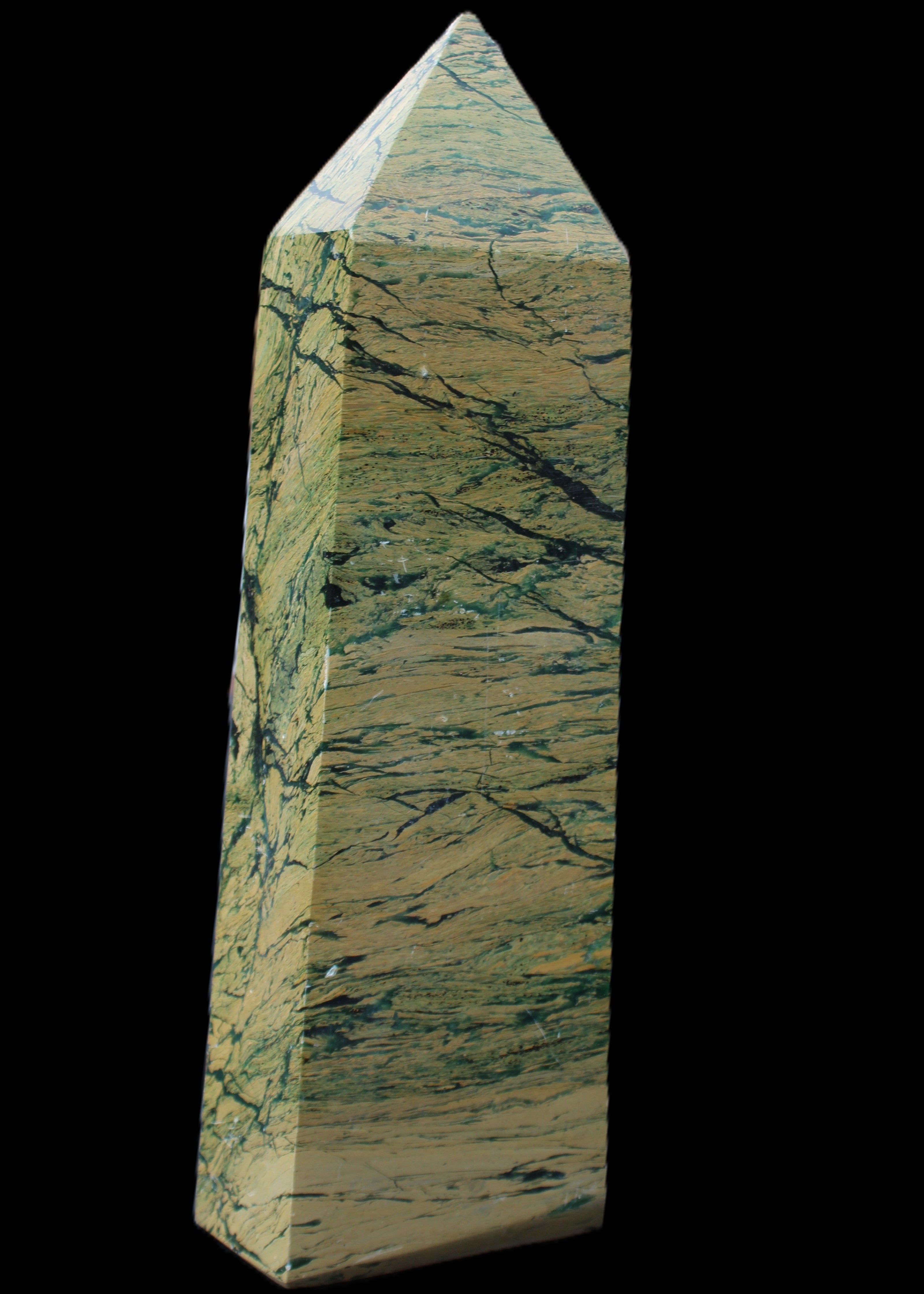 Phoenix Stone obelisk 1864g in sunlight - Rocks and Things Store