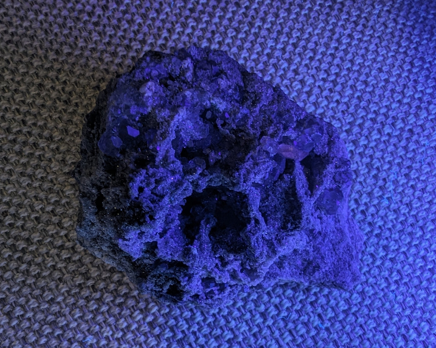 Hexagonal purple Fluorite from China 195g