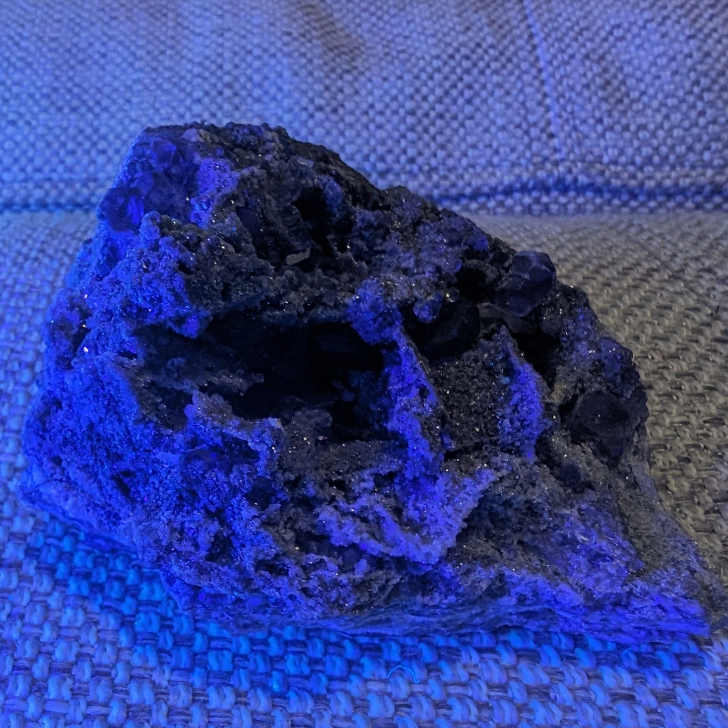 Hexagonal purple Fluorite from China 195g
