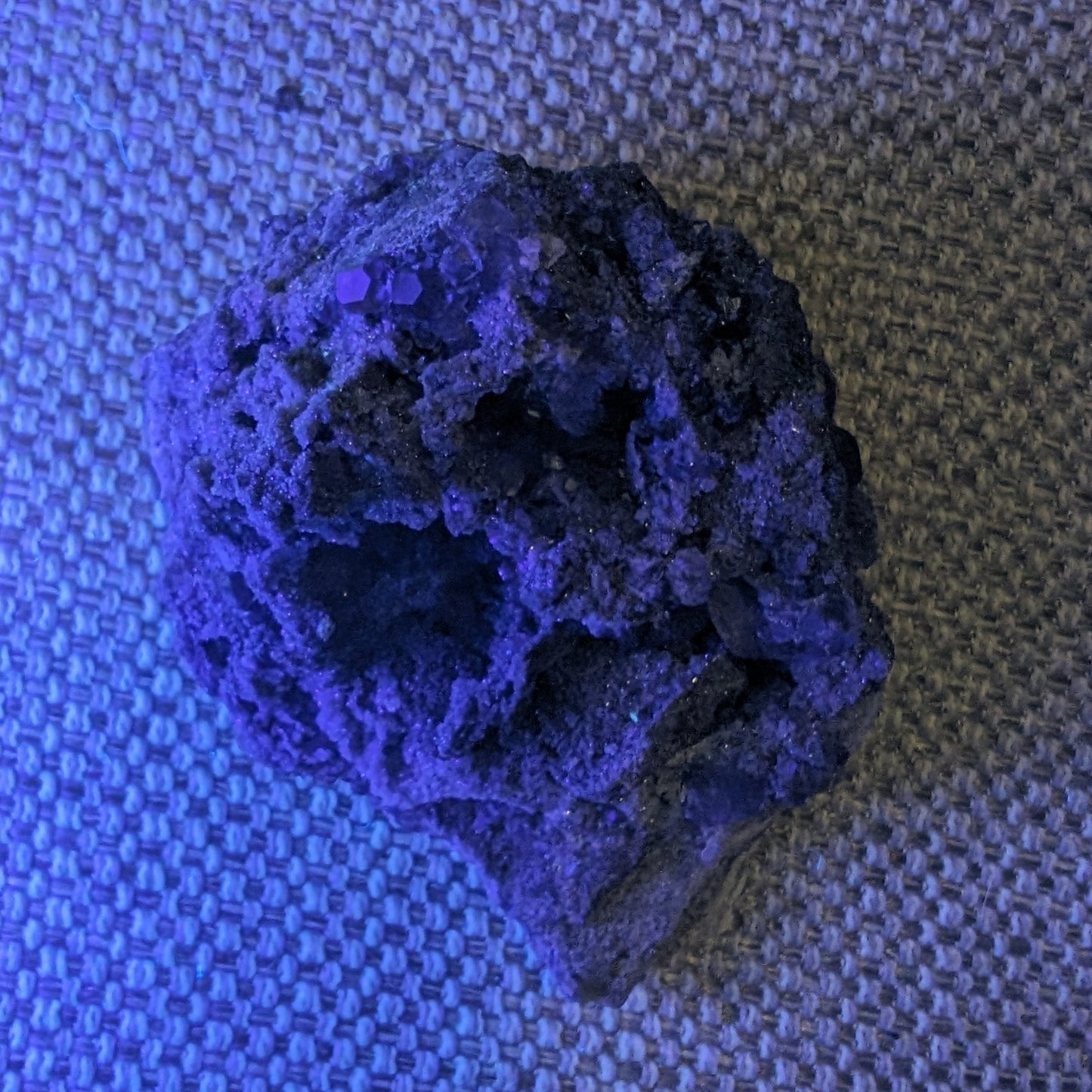 Hexagonal purple Fluorite from China 195g