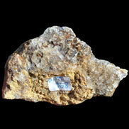 Purple Cubic ladder Fluorite with Aluminum Fluoride Gypsum 272g in sunlight - Rocks and Things Store