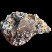 Purple Cubic ladder Fluorite with Aluminum Fluoride Gypsum 272g in sunlight - Rocks and Things Store