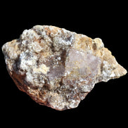 Purple Cubic ladder Fluorite with Aluminum Fluoride Gypsum 272g in sunlight - Rocks and Things Store