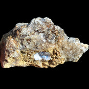 Purple Cubic ladder Fluorite with Aluminum Fluoride Gypsum 272g in sunlight - Rocks and Things Store