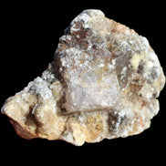 Purple Cubic ladder Fluorite with Aluminum Fluoride Gypsum 272g in sunlight - Rocks and Things Store