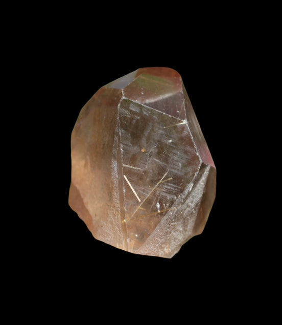 Golden Hair Rutile Quartz crystal 65g  in sunlight - Rocks and Things Store