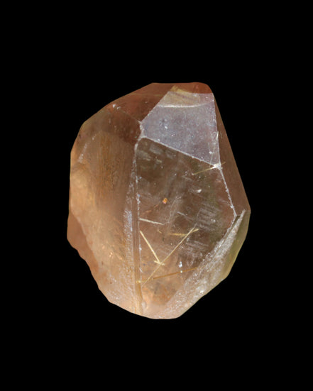 Golden Hair Rutile Quartz crystal 65g  in sunlight - Rocks and Things Store