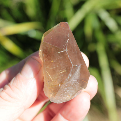 Golden Hair Rutilated Quartz crystal 65g Rocks and Things