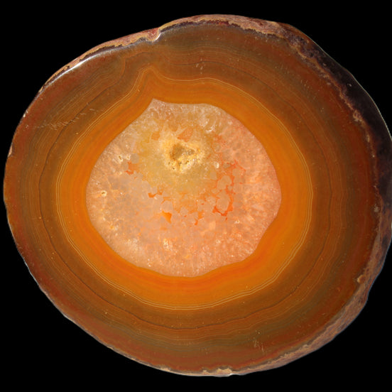 Agate banded slice 367g Rocks and Things