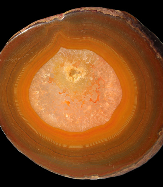 Agate banded slice 367g Rocks and Things