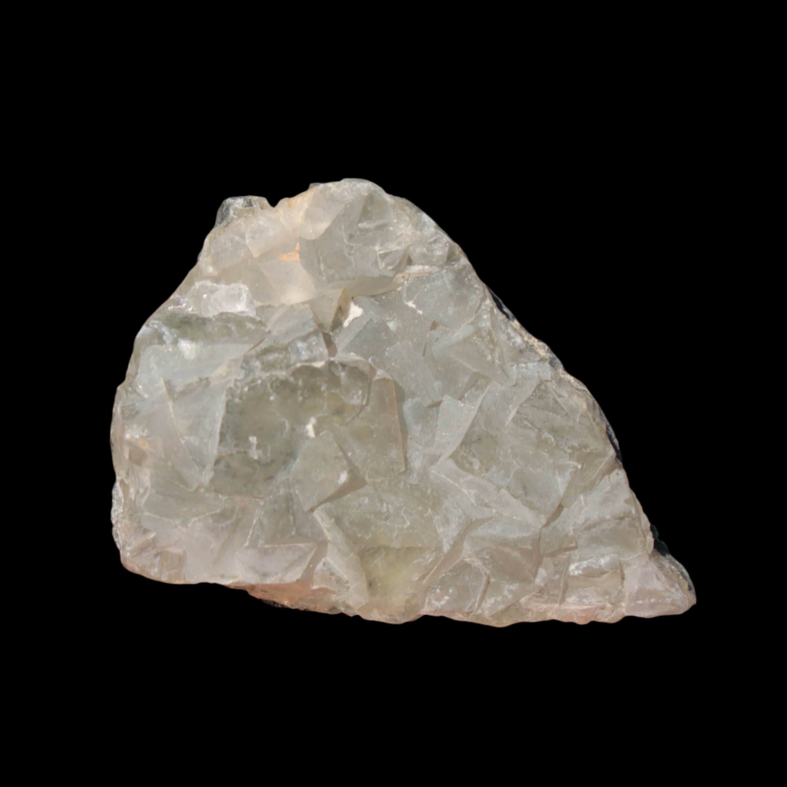 Green Fluorite cluster 39g in sunlight - Rocks and Things Store