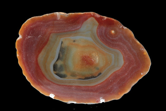 Agate banded slice 416g Rocks and Things