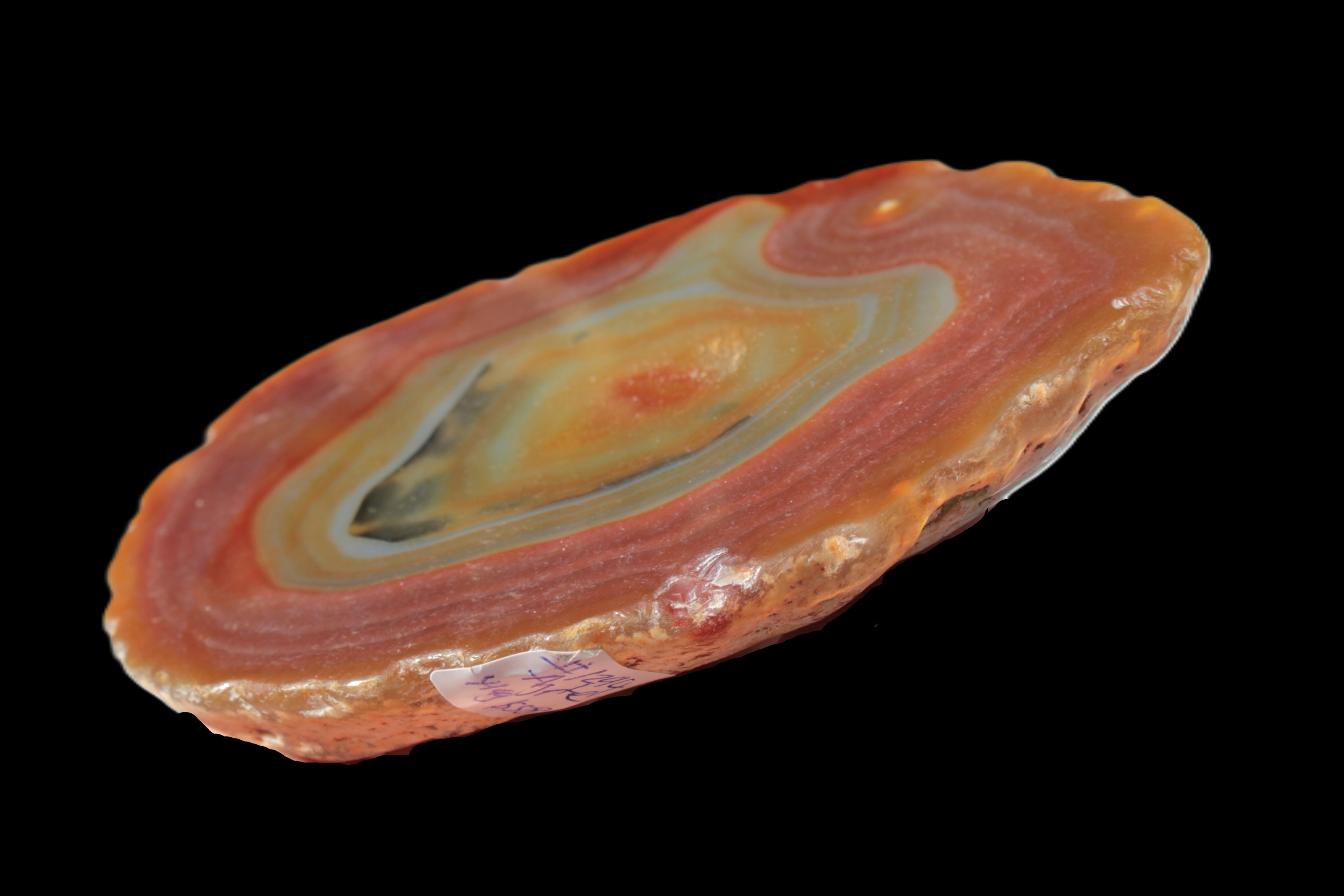 Agate banded slice 416g Rocks and Things
