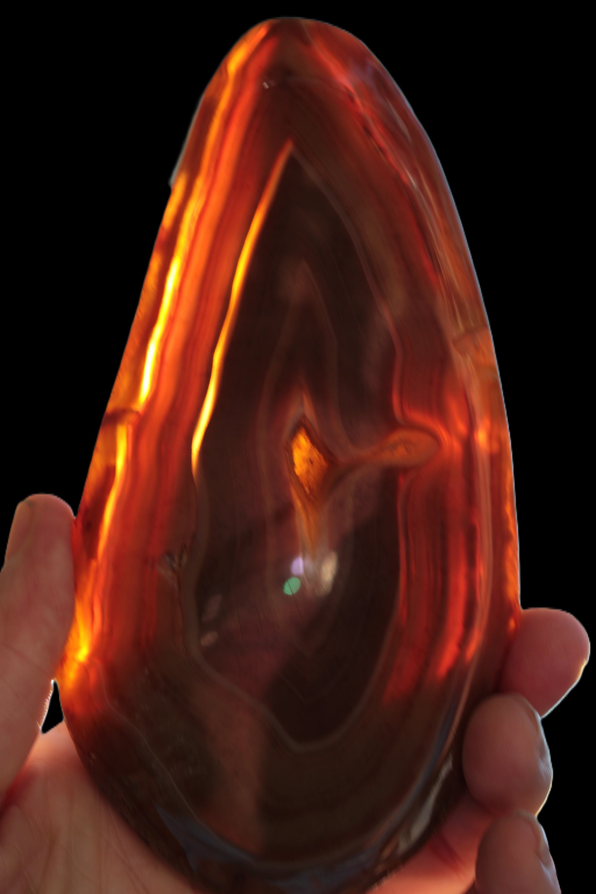 Agate banded slice 403g Rocks and Things