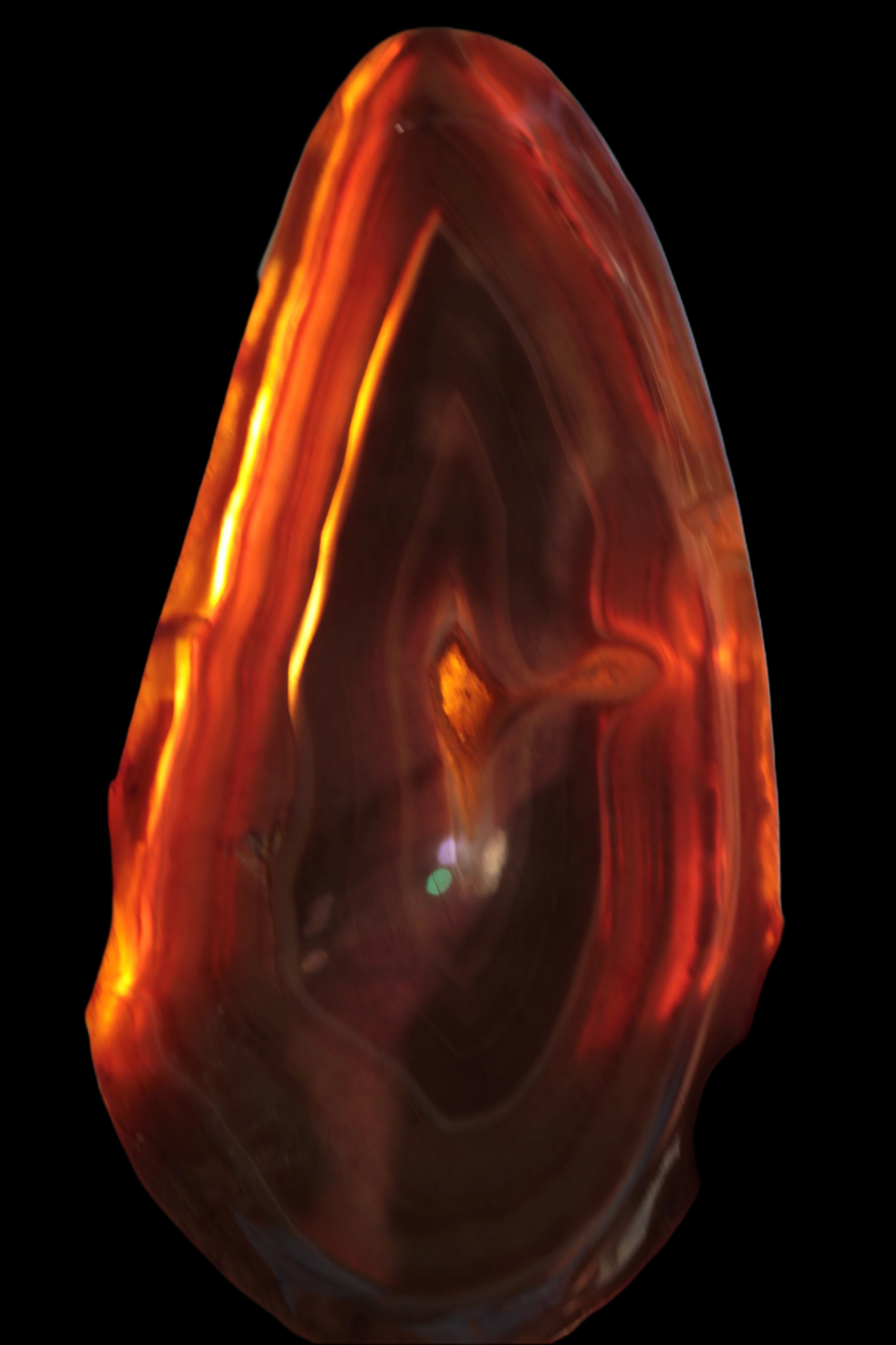 Agate banded slice 403g - Rocks and Things Store