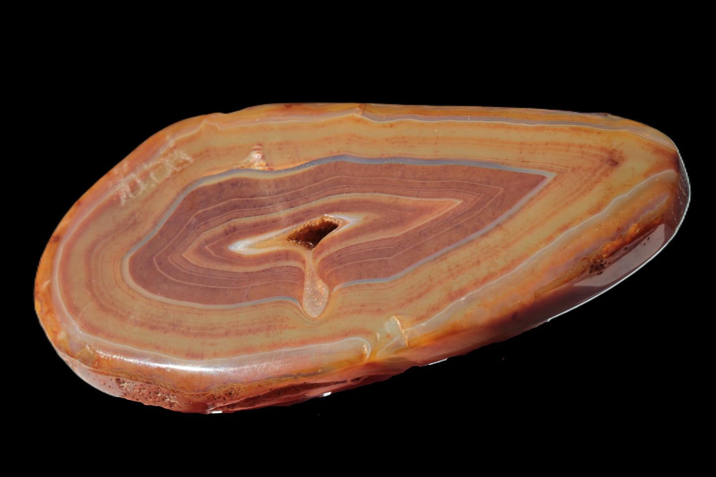 Agate banded slice 403g Rocks and Things