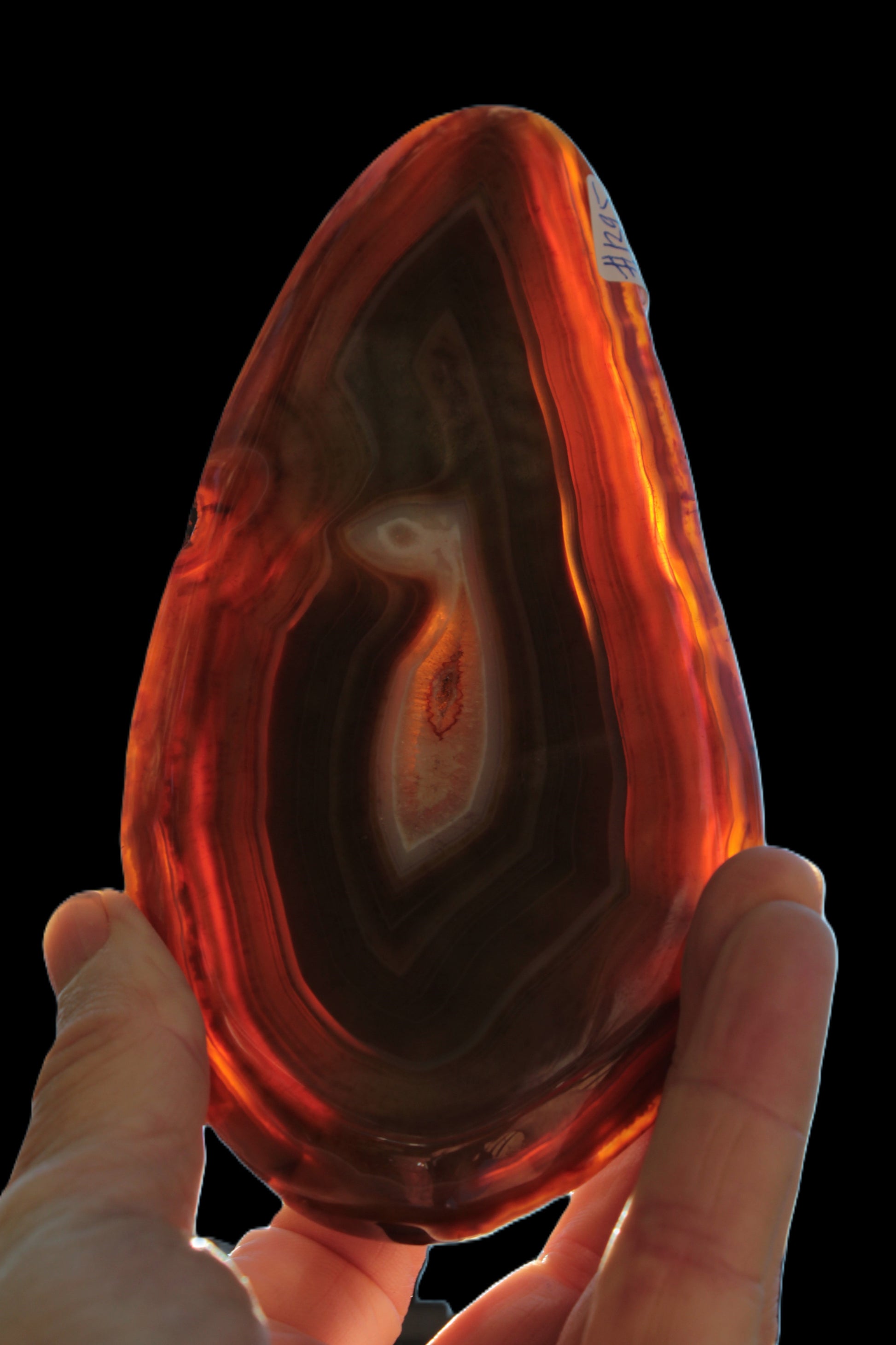 Agate banded slice 403g Rocks and Things