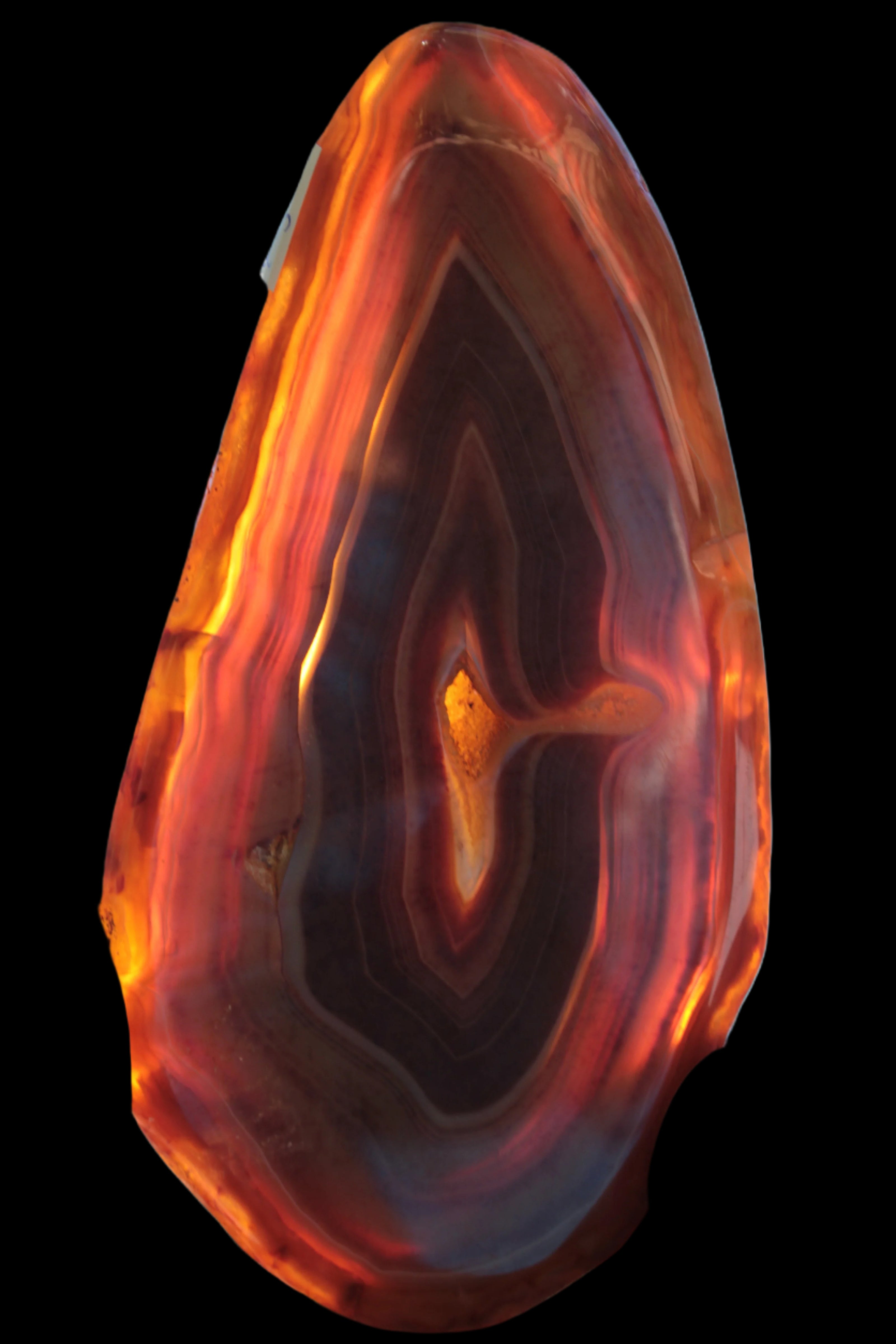 Agate banded slice 403g - Rocks and Things Store