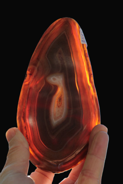 Agate banded slice 403g Rocks and Things