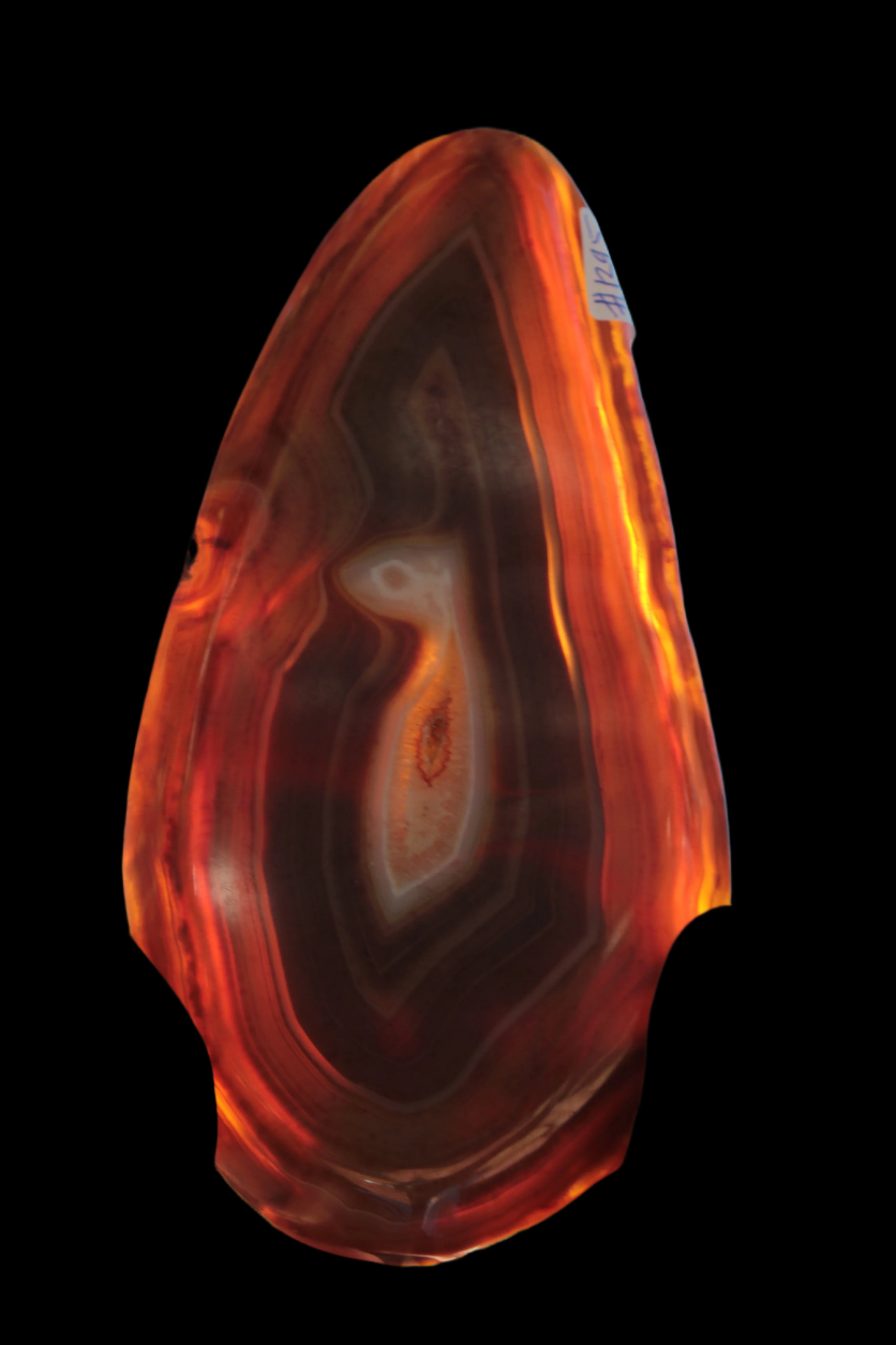 Agate banded slice 403g - Rocks and Things Store