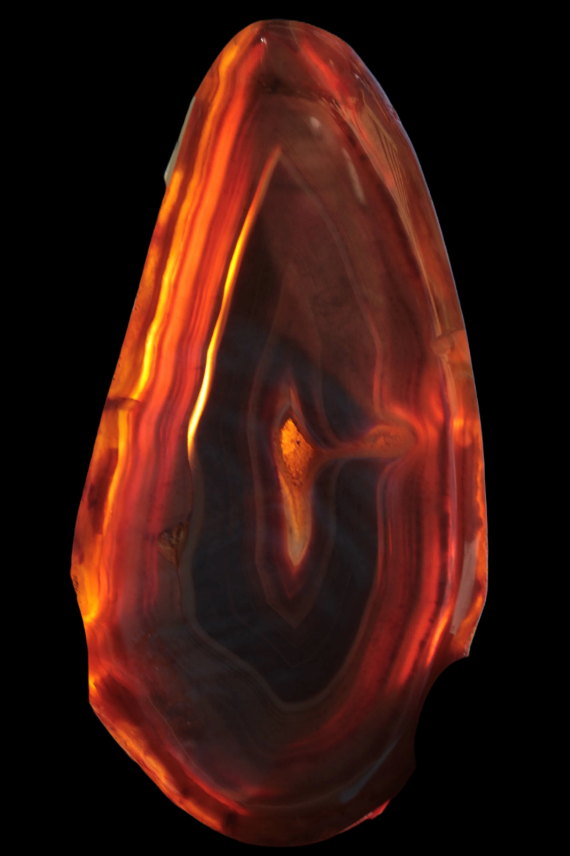 Agate banded slice 403g Rocks and Things