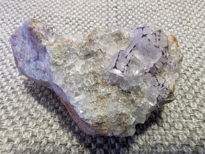 Purple cubic Fluorite cluster 100g