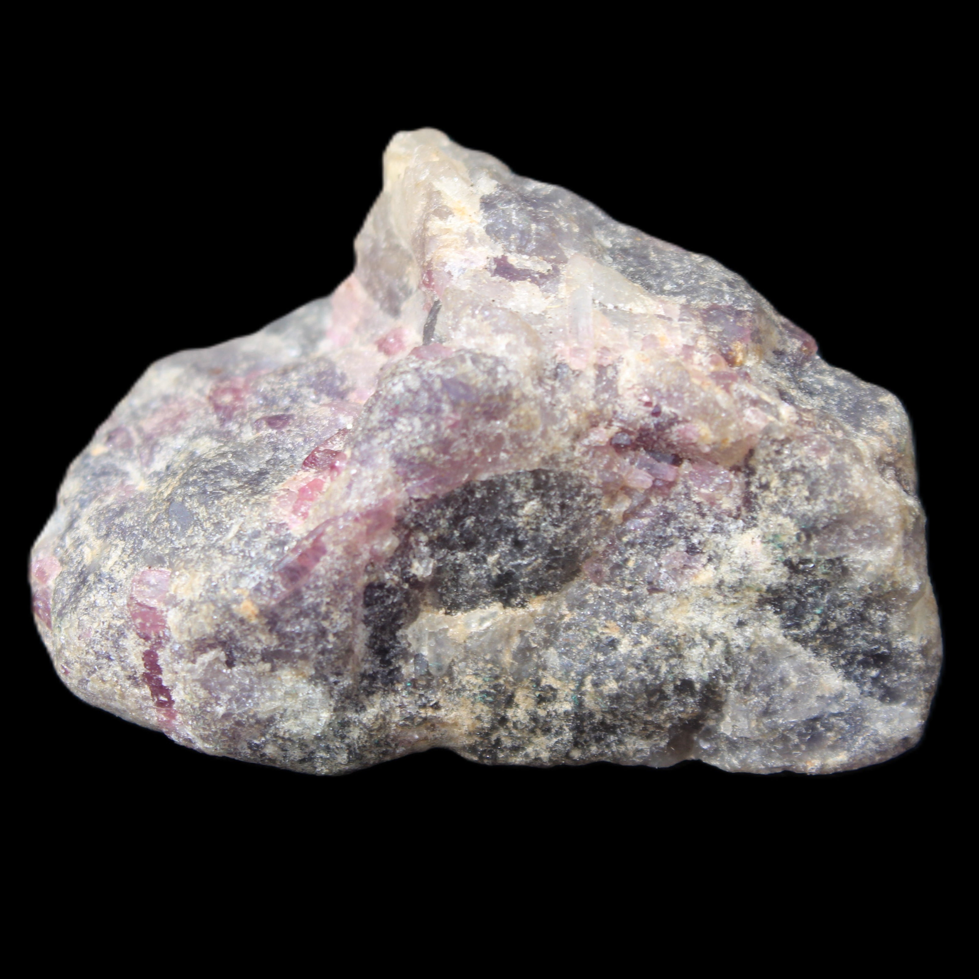 Pink Tourmaline with Quartz 67g in sunlight - Rocks and Things Store