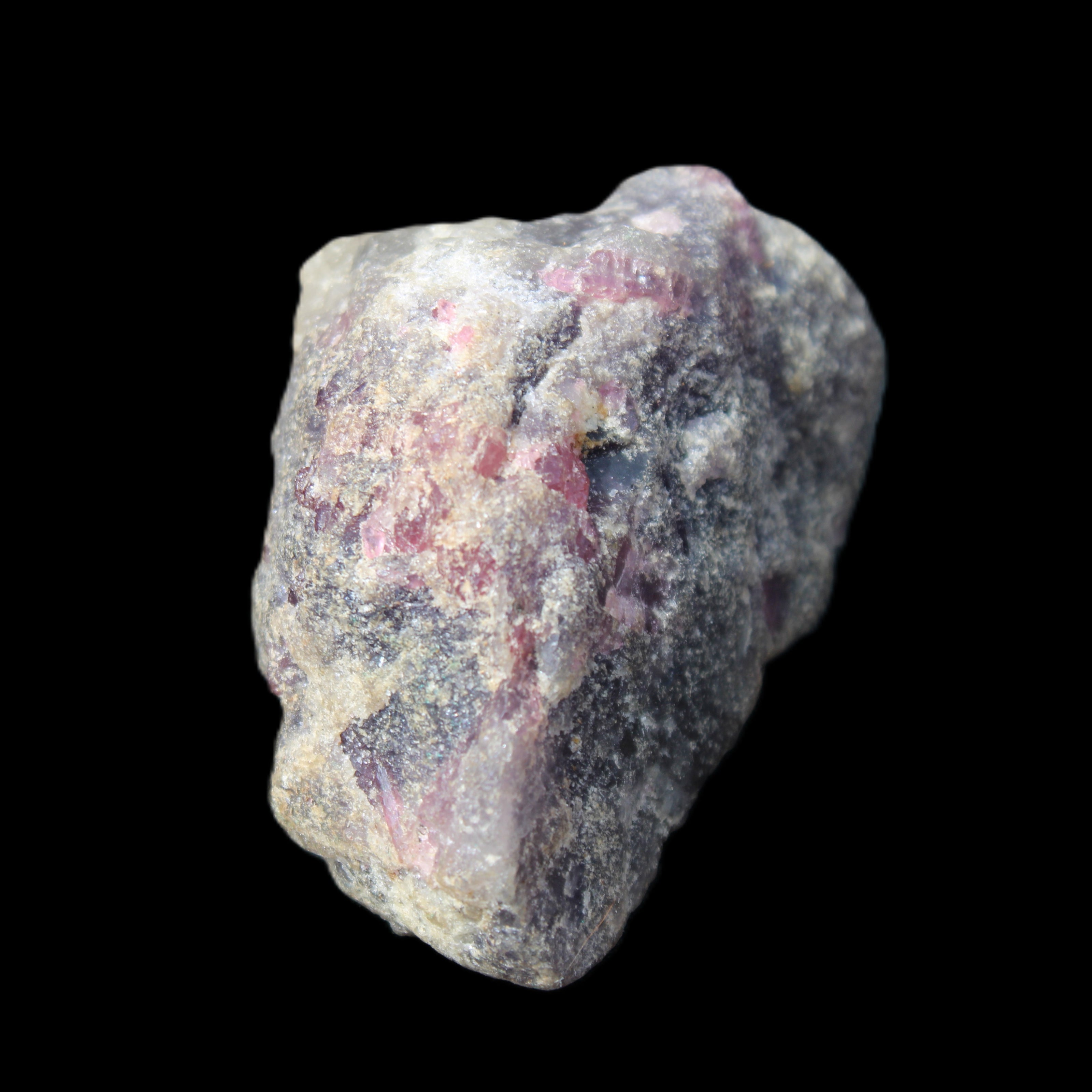 Pink Tourmaline with Quartz 67g in sunlight - Rocks and Things Store