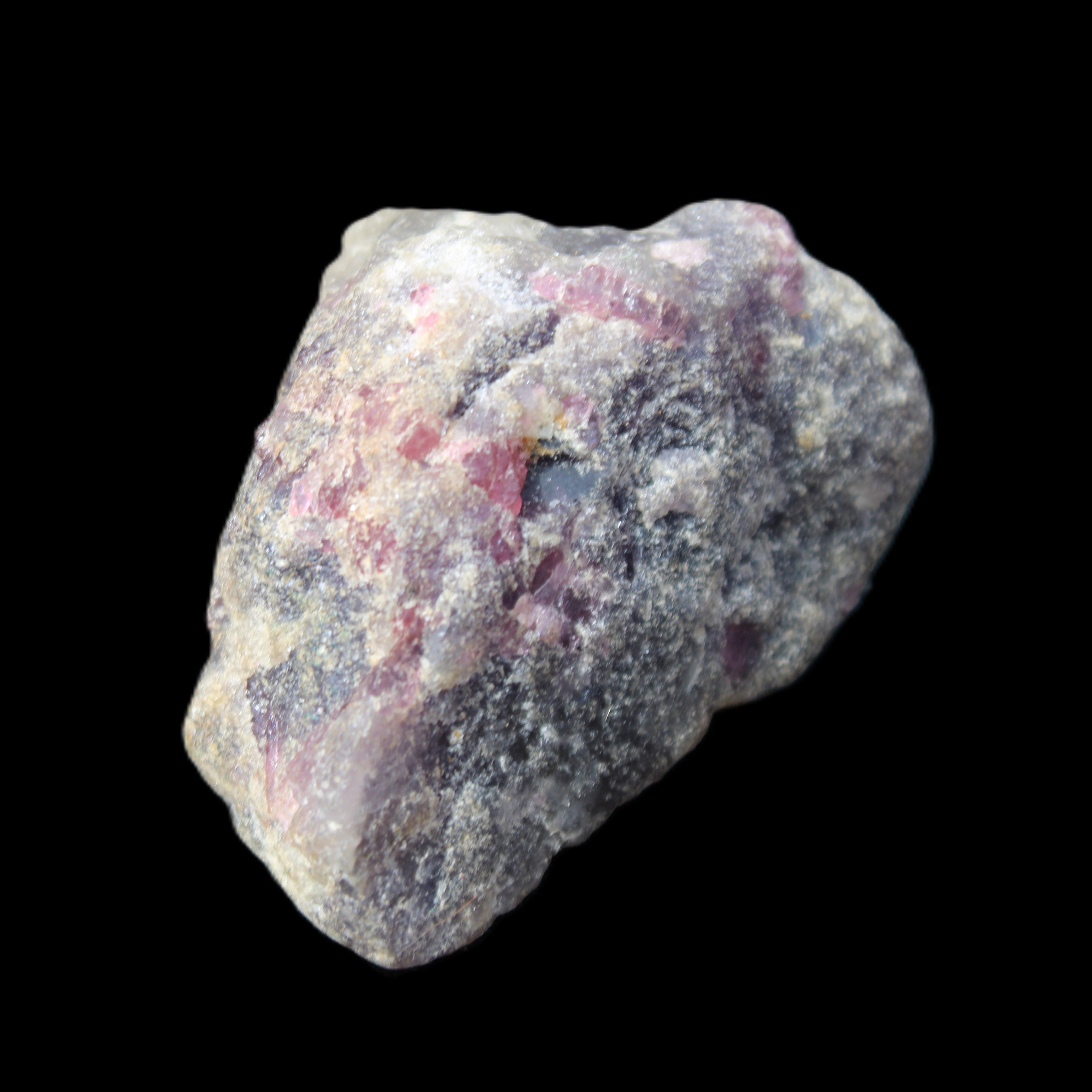 Pink Tourmaline with Quartz 67g in sunlight - Rocks and Things Store