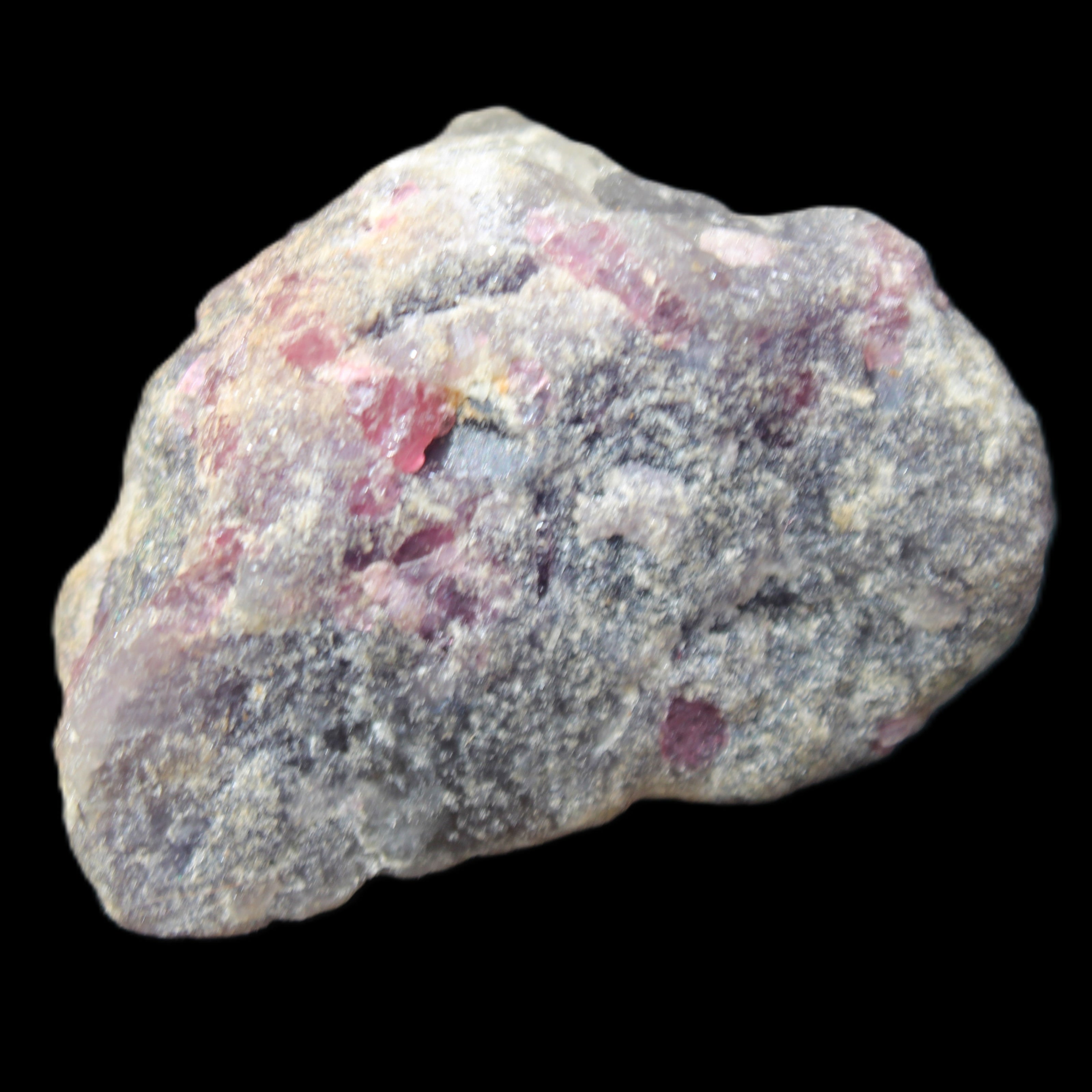 Pink Tourmaline with Quartz 67g in sunlight - Rocks and Things Store