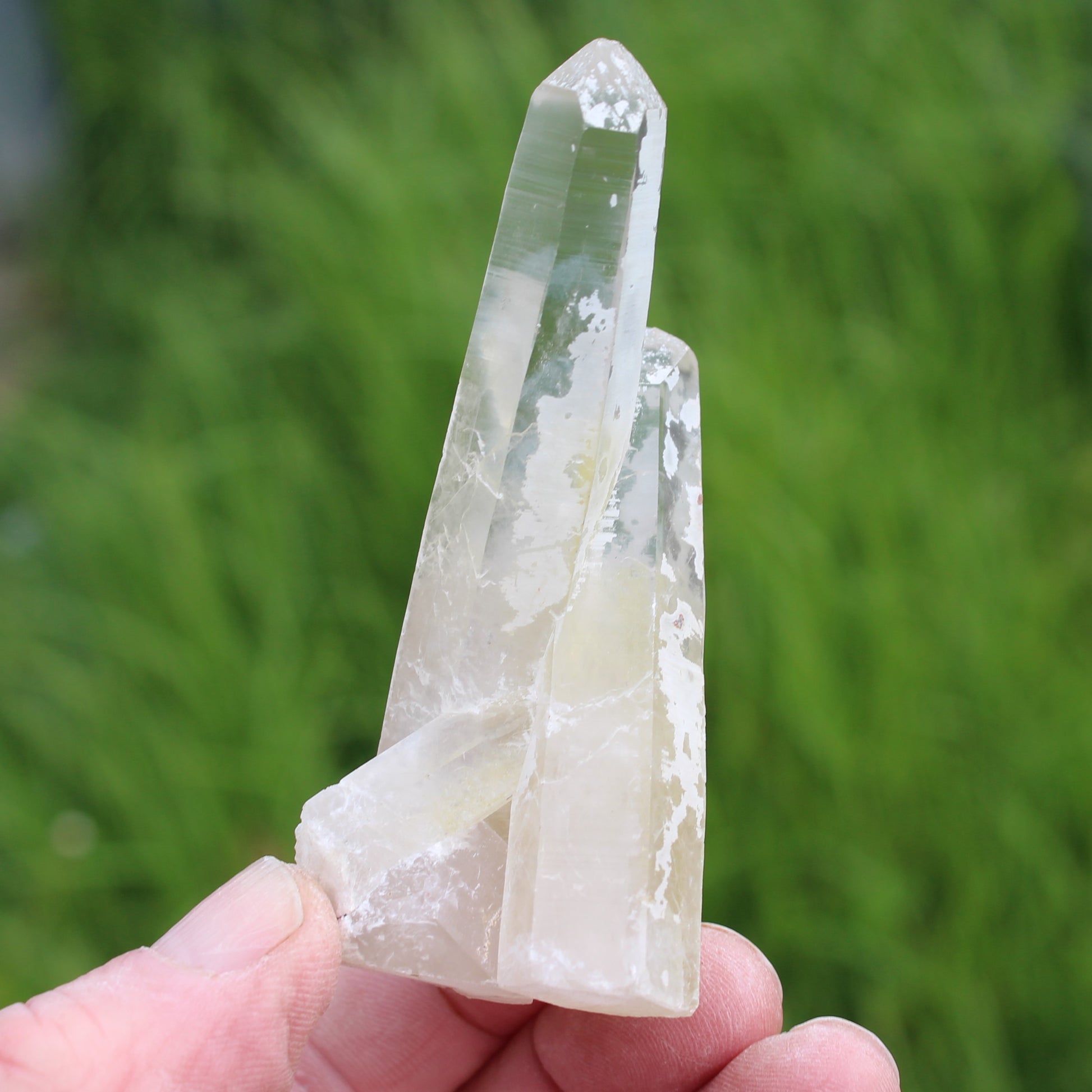 Quartz backbone crystal 89g Rocks and Things