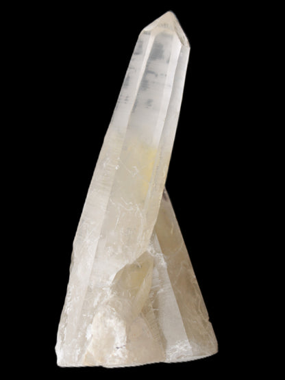 Quartz backbone crystal cluster 93mm 89g in sunlight