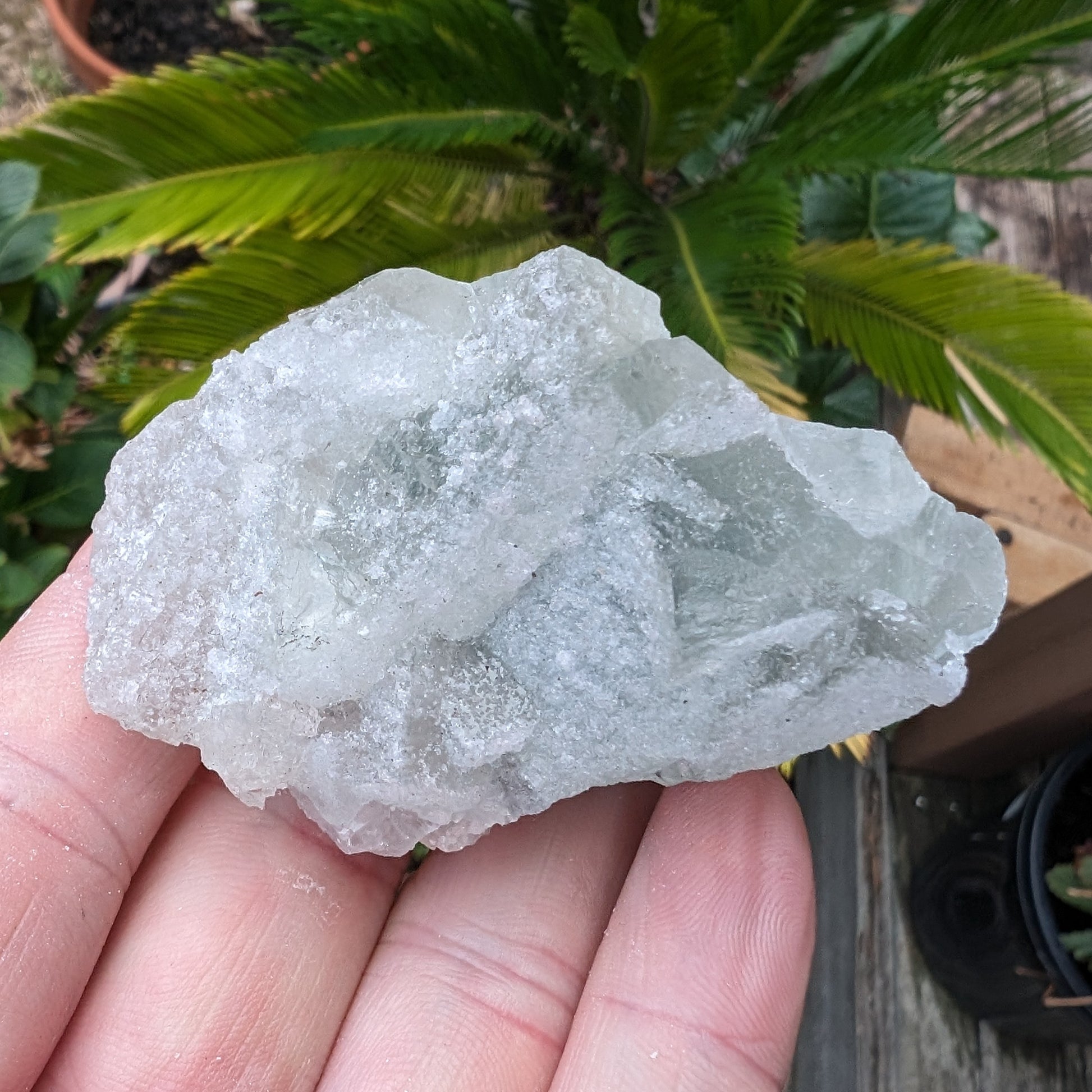 Fluorite translucent cubic cluster 112g Rocks and Things