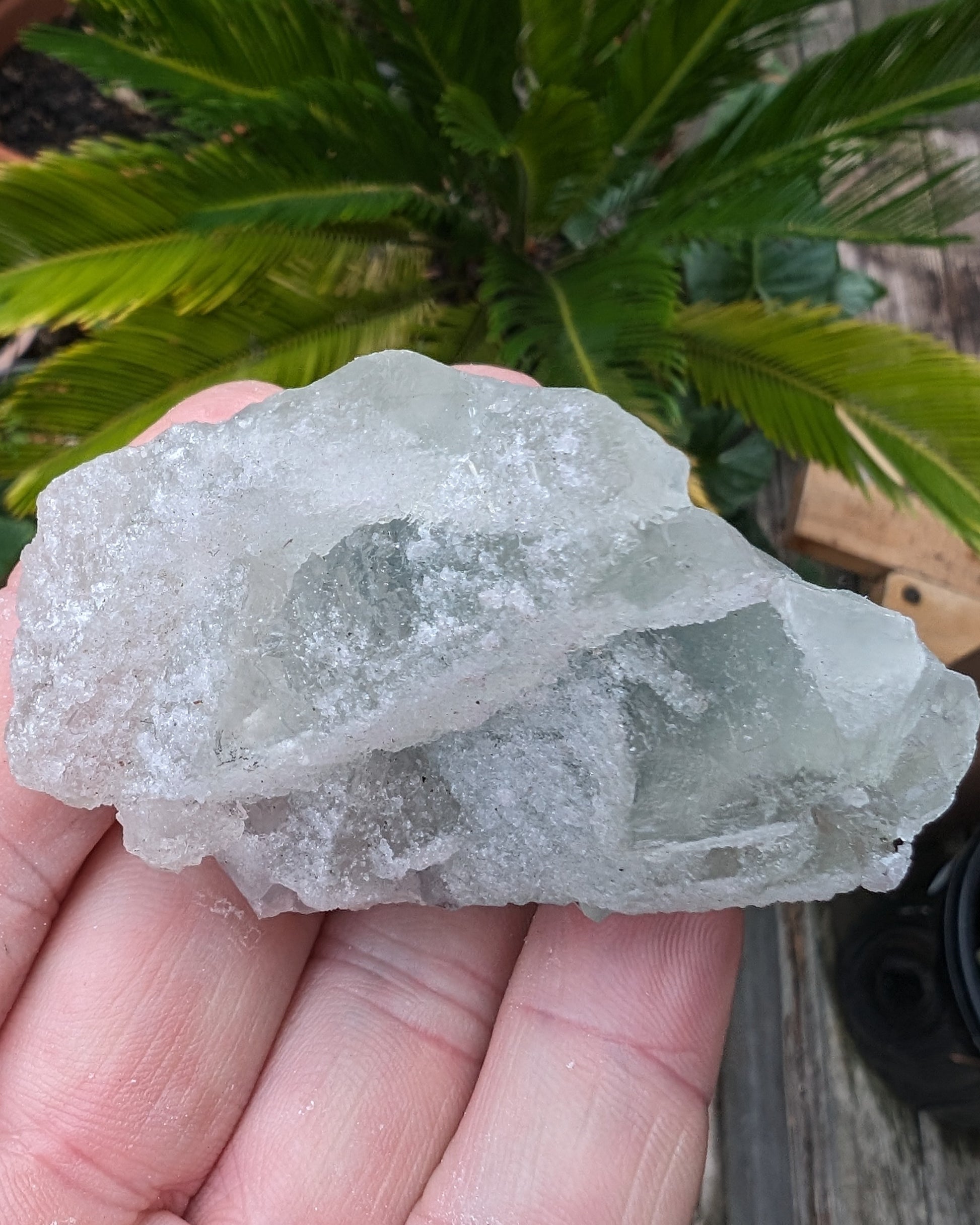 Fluorite translucent cubic cluster 112g Rocks and Things