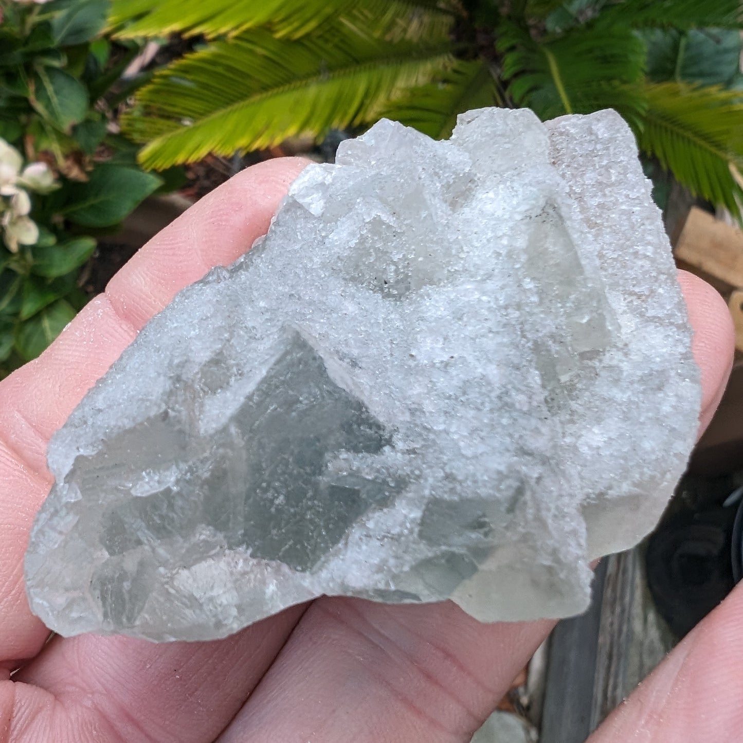 Fluorite translucent cubic cluster 112g Rocks and Things