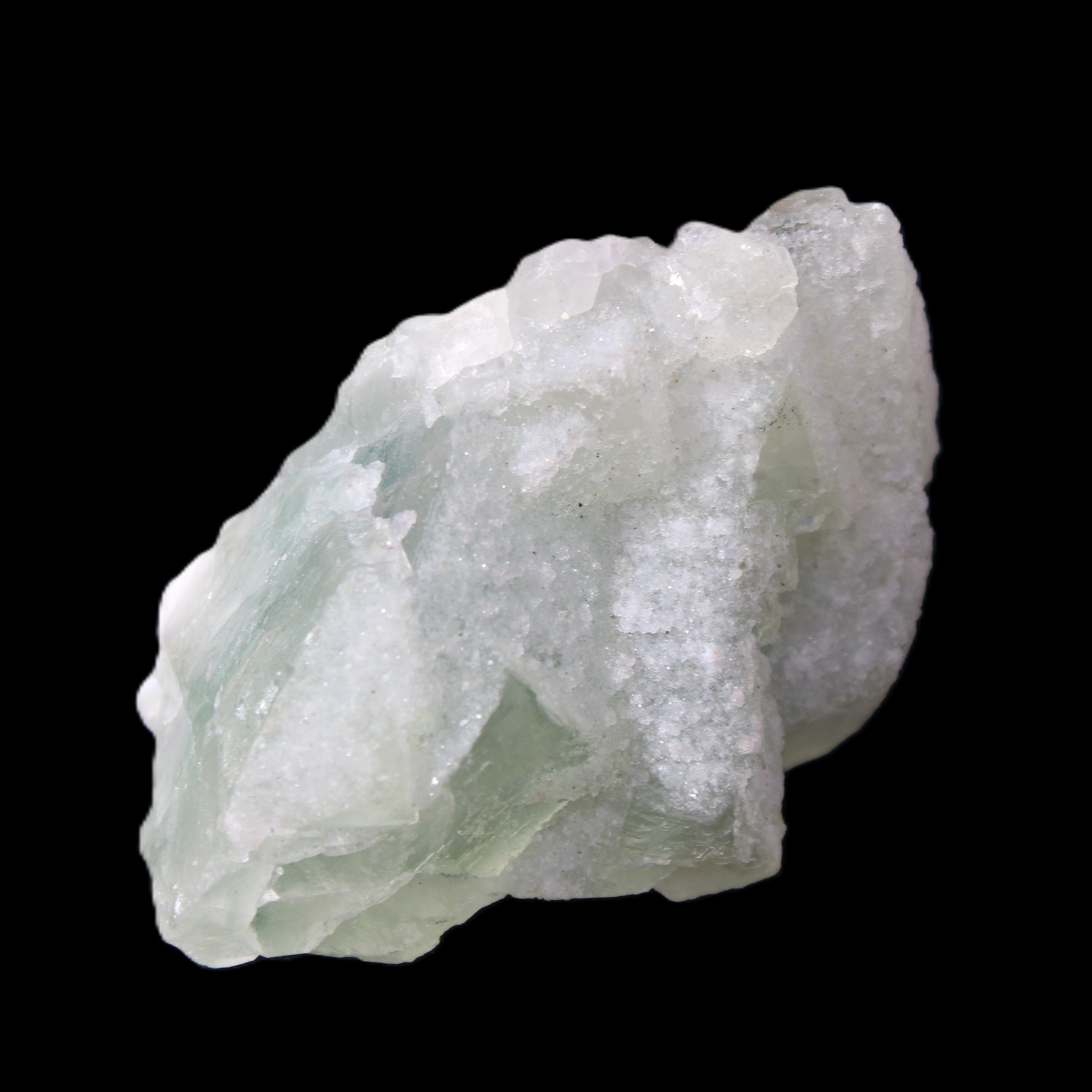 Fluorite translucent cubic cluster 112g in sunlight - Rocks and Things Store