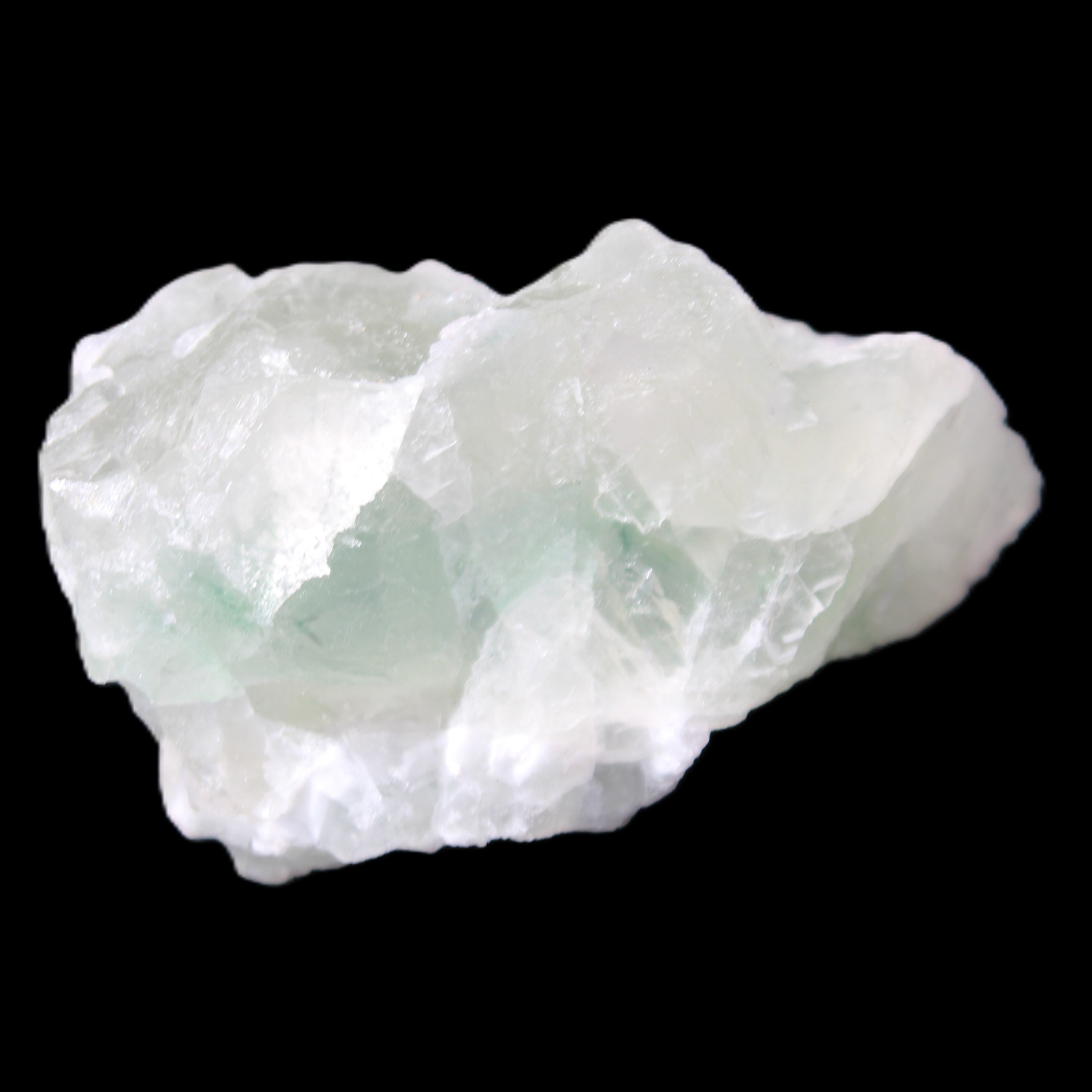 Fluorite translucent cubic cluster 112g in sunlight - Rocks and Things Store