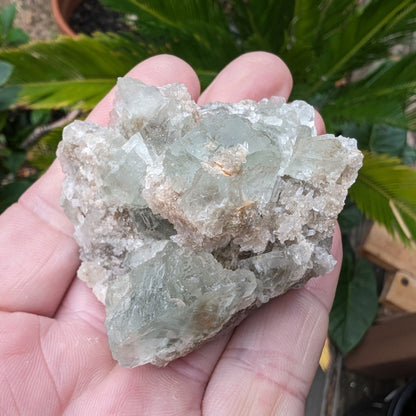 Green cubic Fluorite 97g Rocks and Things