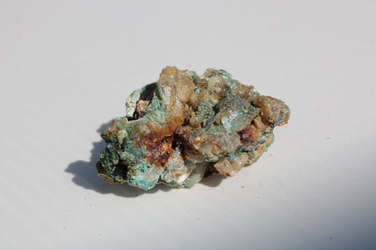 Terminated Cerussite crystal with Chrysocolla 58g Rocks and Things