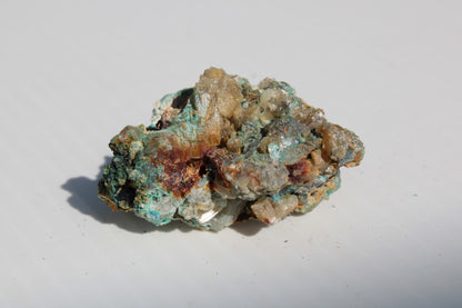 Terminated Cerussite crystal with Chrysocolla 58g Rocks and Things