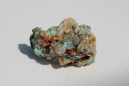 Terminated Cerussite crystal with Chrysocolla 58g Rocks and Things