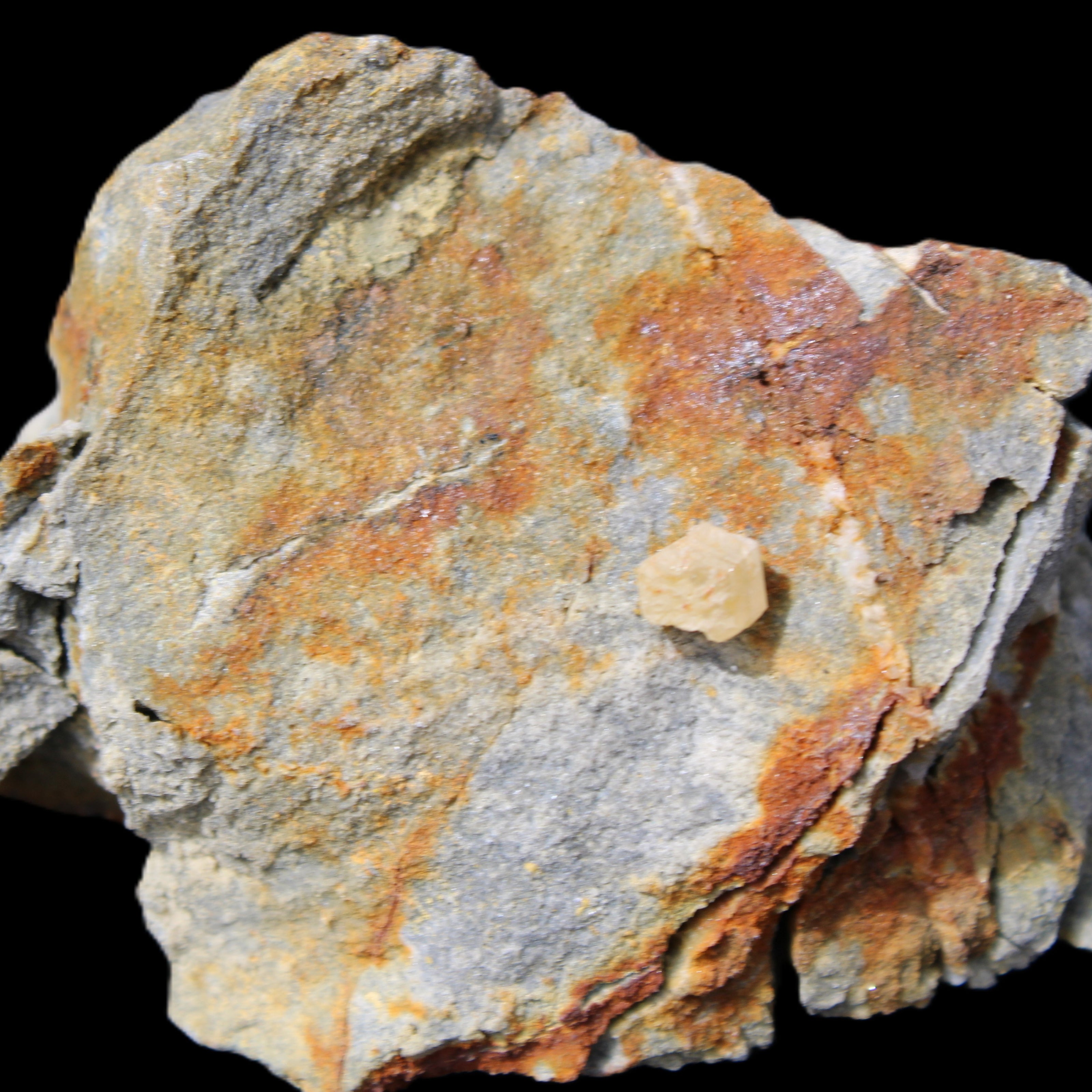 Linarite and Cerussite specimen 85g in sunlight - Rocks and Things Store