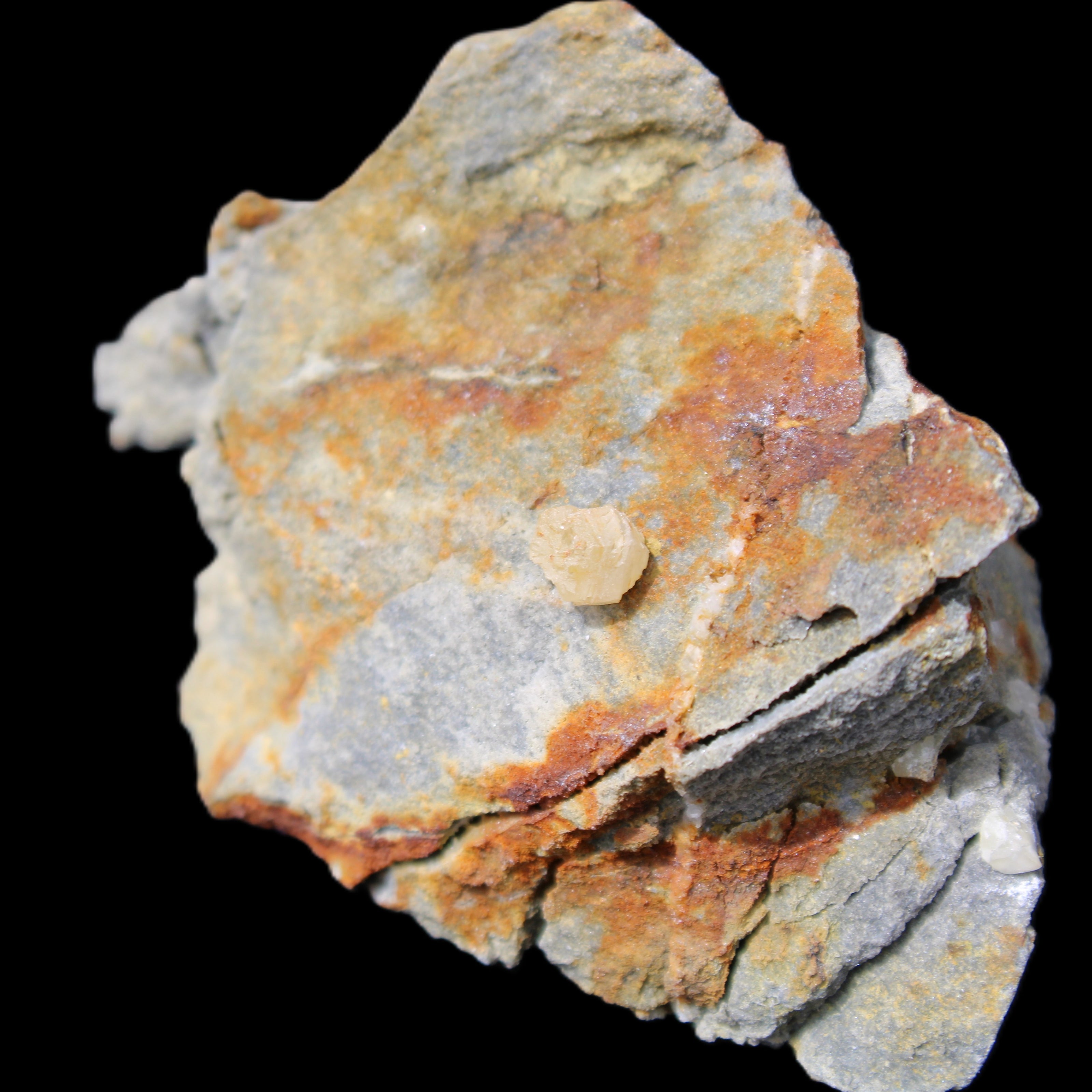 Linarite and Cerussite specimen 85g in sunlight - Rocks and Things Store