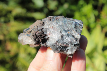 Hematite, Speculartite, Quartz and Rose Quartz mineral 181g