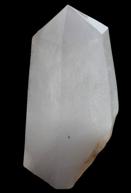 Clear White Quartz obelisk 14040g in sunlight