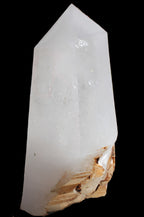Clear White Quartz obelisk 14040g in sunlight