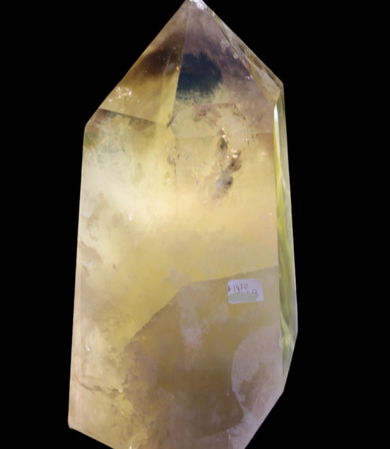 Citrine obelisk 5840g in sunlight